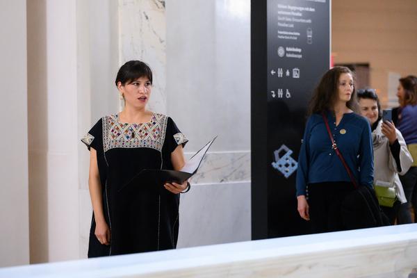 Die Farben der Erde - Moderne Textilkunst in Mexiko (Weltmuseum Wien, 21.10.2025 - 06.04.2026) Foto: eSeL.at - Joanna Pianka