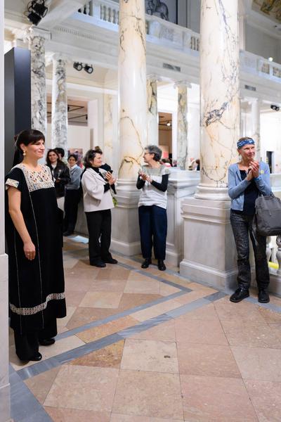 Die Farben der Erde - Moderne Textilkunst in Mexiko (Weltmuseum Wien, 21.10.2025 - 06.04.2026) Foto: eSeL.at - Joanna Pianka