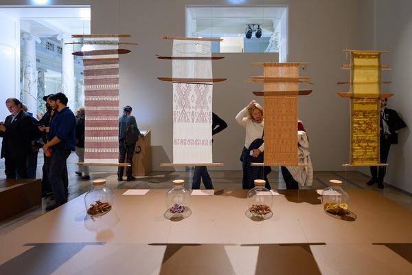 Die Farben der Erde - Moderne Textilkunst in Mexiko (Weltmuseum Wien, 21.10.2025 - 06.04.2026) Foto: eSeL.at - Joanna Pianka