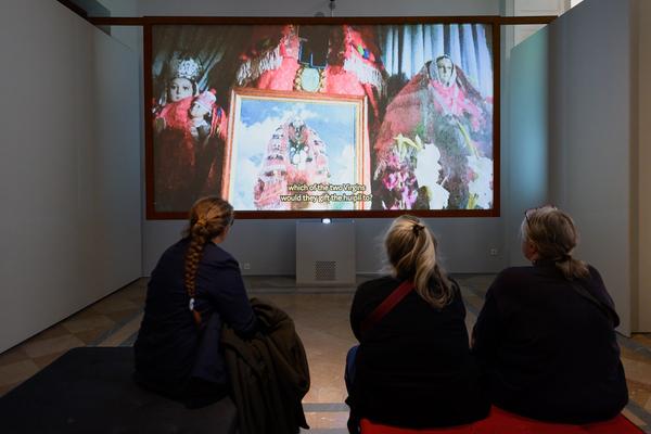 Die Farben der Erde - Moderne Textilkunst in Mexiko (Weltmuseum Wien, 21.10.2025 - 06.04.2026) Foto: eSeL.at - Joanna Pianka