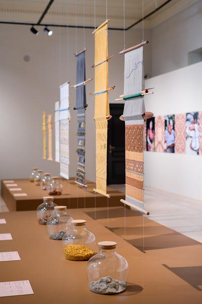 Die Farben der Erde - Moderne Textilkunst in Mexiko (Weltmuseum Wien, 21.10.2025 - 06.04.2026) Foto: eSeL.at - Joanna Pianka