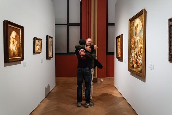 The Day You Were Thinking About the Sibyl While You Were Picking Autumn Leaves - An Insert by Ana Torfs (Gemäldegalerie - Akademie der Bildenden Künste Wien, 02.10.2025) Foto: eSeL.at - Robert Puteanu