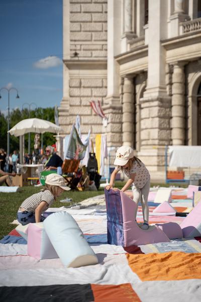 Creatives for Vienna – Making Spaces X Klima Biennale Wien: Die Anhaltestelle (Burgtheater, 08.05.2026) Foto: Wirtschaftsagentur Wien / eSeL.at - Sarah Tasha