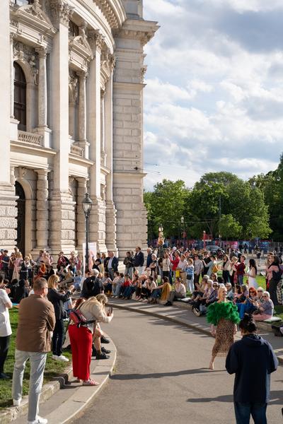 Creatives for Vienna – Making Spaces X Klima Biennale Wien: Die Anhaltestelle (Burgtheater, 08.05.2026) Foto: Wirtschaftsagentur Wien / eSeL.at - Sarah Tasha