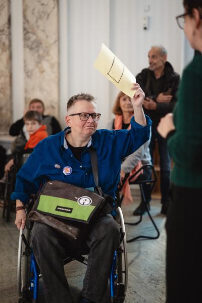 Disability History Aktions-Tag - Ausstellungs-Rundgang und Lesung (Haus der Geschichte Österreich, 06.12.2025) Foto: eSeL.at - Robert Puteanu