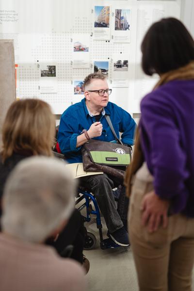 Disability History Aktions-Tag - Ausstellungs-Rundgang und Lesung (Haus der Geschichte Österreich, 06.12.2025) Foto: eSeL.at - Robert Puteanu