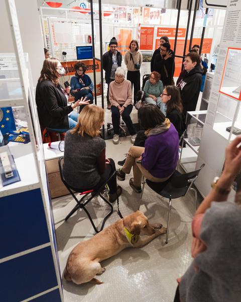 Disability History Aktions-Tag - Ausstellungs-Rundgang und Lesung (Haus der Geschichte Österreich, 06.12.2025) Foto: eSeL.at - Robert Puteanu