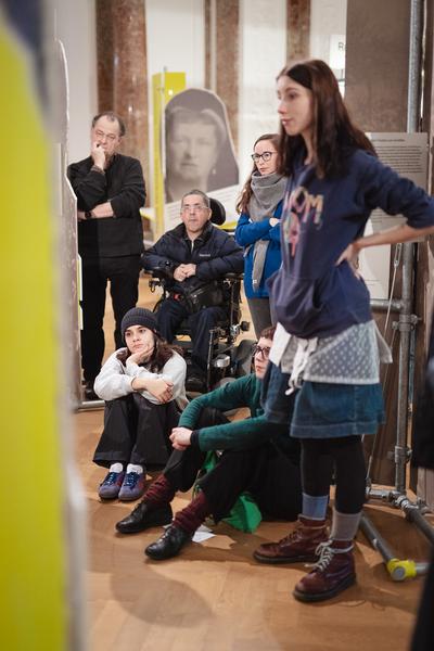Disability History Aktions-Tag - Ausstellungs-Rundgang und Lesung (Haus der Geschichte Österreich, 06.12.2025) Foto: eSeL.at - Robert Puteanu