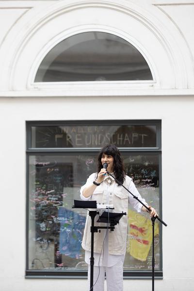 Rozina Pátkai @ DOMerstagabend: Friendship as a Common Ground (5.6.2025) Foto: eSeL.at - Lorenz Seidler