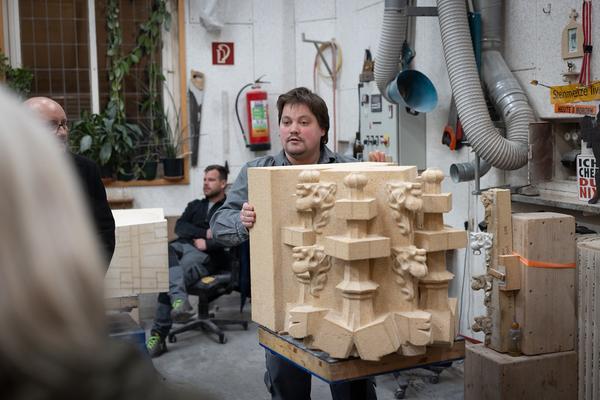 VIENNA ART WEEK: "Erforschen, Erzählen, Erhalten" - Rundgang vom Dom Museum Wien zur Dombauhütte Stephansdom (13.11.2025) Foto: eSeL.at - Lorenz Seidler