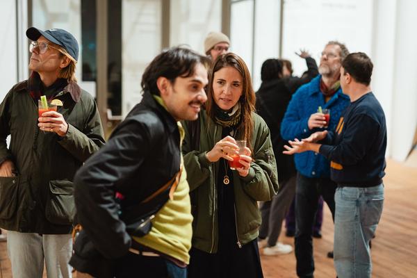 Eröffnung „Domesticated“ (The Hall. PART International Art Residency Austria, 8.11. - 13.12.2025) Foto: eSeL.at - Robert Puteanu