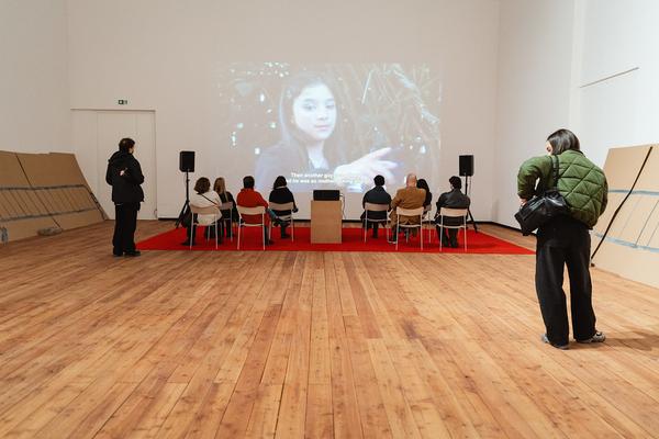 Eröffnung „Domesticated“ (The Hall. PART International Art Residency Austria, 8.11. - 13.12.2025) Foto: eSeL.at - Robert Puteanu