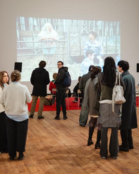 Eröffnung „Domesticated“ (The Hall. PART International Art Residency Austria, 8.11. - 13.12.2025) Foto: eSeL.at - Robert Puteanu