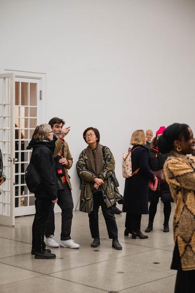 Eröffnung Duane Linklater / Mimi Ọnụọha / Cevdet Erek (Secession, 29.11.2025) Foto: eSeL.at - Natascha Unkart