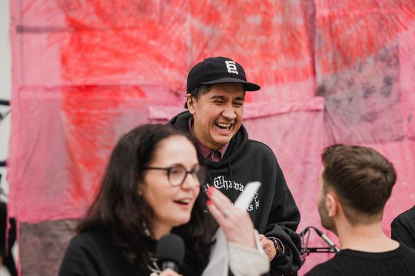 Eröffnung Duane Linklater / Mimi Ọnụọha / Cevdet Erek (Secession, 29.11.2025) Foto: eSeL.at - Natascha Unkart