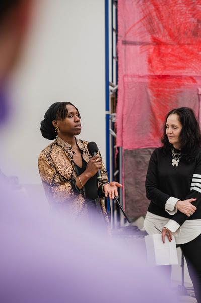 Eröffnung Duane Linklater / Mimi Ọnụọha / Cevdet Erek (Secession, 29.11.2025) Foto: eSeL.at - Natascha Unkart