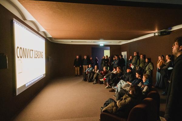 Eröffnung Duane Linklater / Mimi Ọnụọha / Cevdet Erek (Secession, 29.11.2025) Foto: eSeL.at - Natascha Unkart