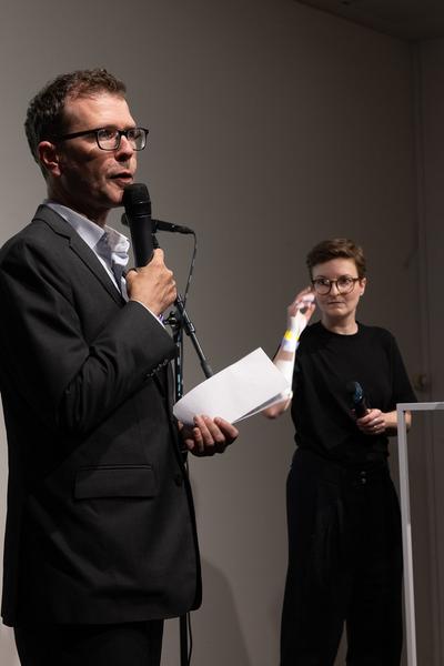 Buchpräsentation &quot;How to Do Things with VALIE EXPORT&quot; @ Ein Fest für VALIE EXPORT (Österreichisches Filmmuseum @ Belvedere21, 21.5.2025) Foto: eSeL.at - Lorenz Seidler