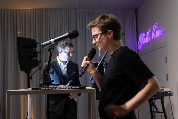 Buchpräsentation &quot;How to Do Things with VALIE EXPORT&quot; @ Ein Fest für VALIE EXPORT (Österreichisches Filmmuseum @ Belvedere21, 21.5.2025) Foto: eSeL.at - Lorenz Seidler