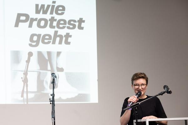 Buchpräsentation &quot;How to Do Things with VALIE EXPORT&quot; @ Ein Fest für VALIE EXPORT (Österreichisches Filmmuseum @ Belvedere21, 21.5.2025) Foto: eSeL.at - Lorenz Seidler