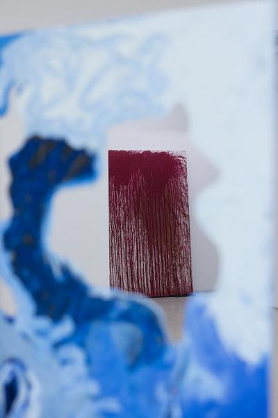 "Embodied Rituals" - Donna Huanca, Harminder Judge &amp; Hermann Nitsch (Galerie Kandlhofer, 21.5. - 20.6.2025) Foto: eSeL.at - Lorenz Seidler