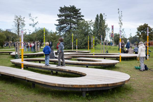 Eröffnung Andre Heller &quot;Bank Austria Park&quot; (Mühlschüttelpark, 4.10.2025) Foto: eSeL.at - Lorenz Seidler