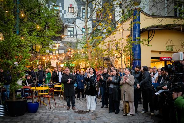 Eröffnung Klima Biennale 2026 (KunstHausWien / Museum Hundertwasser, 09.04.2026) Foto: eSeL.at - Joanna Pianka
