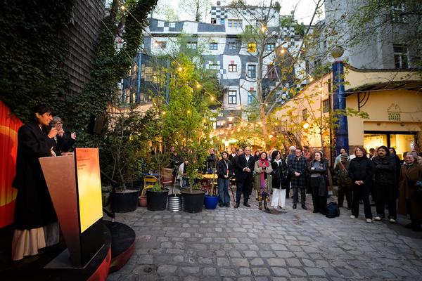 Eröffnung Klima Biennale 2026 (KunstHausWien / Museum Hundertwasser, 09.04.2026) Foto: eSeL.at - Joanna Pianka