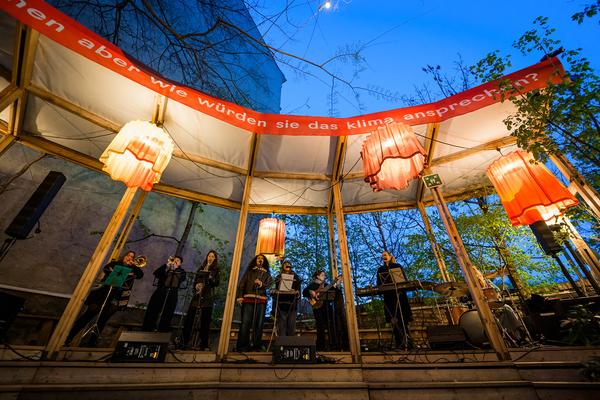 Eröffnung Klima Biennale 2026 (KunstHausWien / Museum Hundertwasser, 09.04.2026) Foto: eSeL.at - Joanna Pianka