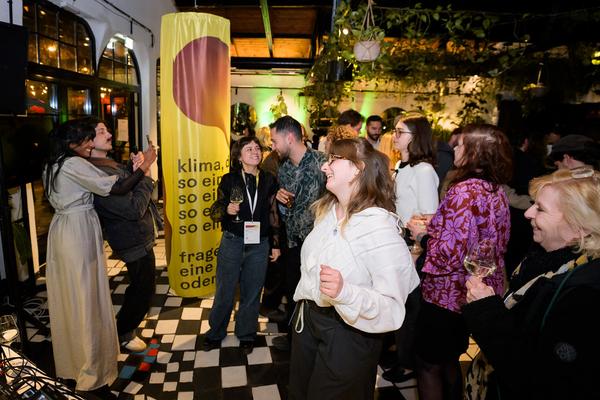 Eröffnung Klima Biennale 2026 (KunstHausWien / Museum Hundertwasser, 09.04.2026) Foto: eSeL.at - Joanna Pianka