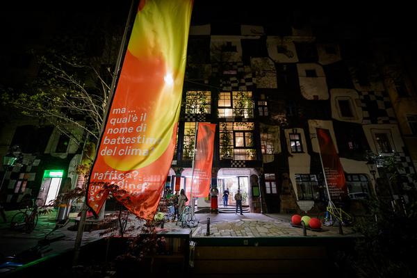 Eröffnung Klima Biennale 2026 (KunstHausWien / Museum Hundertwasser, 09.04.2026) Foto: eSeL.at - Joanna Pianka