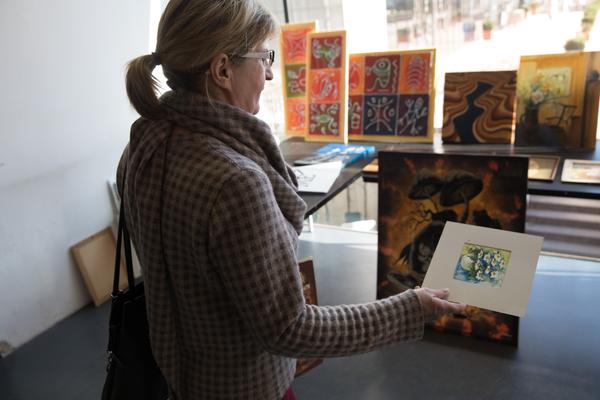 eSeL "Die Entsetzliche-Kunst-Tauschbörse" (OK/OÖ Kulturquartier Linz, 26.3.2017) Foto: eSeL.at - Lorenz Seidler