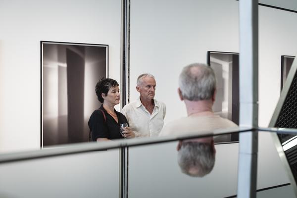 Eva Schlegel - Reflexionen 14.06. - 05.10.2025 (Landesgalerie Burgenland Hauptraum, 13.06.2025) Foto: eSeL.at - Robert Puteanu