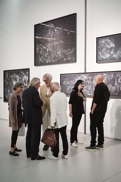 Eva Schlegel - Reflexionen 14.06. - 05.10.2025 (Landesgalerie Burgenland Hauptraum, 13.06.2025) Foto: eSeL.at - Robert Puteanu