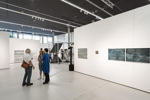 Eva Schlegel - Reflexionen 14.06. - 05.10.2025 (Landesgalerie Burgenland Hauptraum, 13.06.2025) Foto: eSeL.at - Robert Puteanu