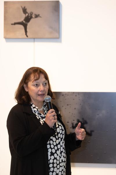 Katalogpräsentation Eva Schlegel (Landesgalerie Burgendland, 27.9.2025) Foto: eSeL.at - Lorenz Seidler