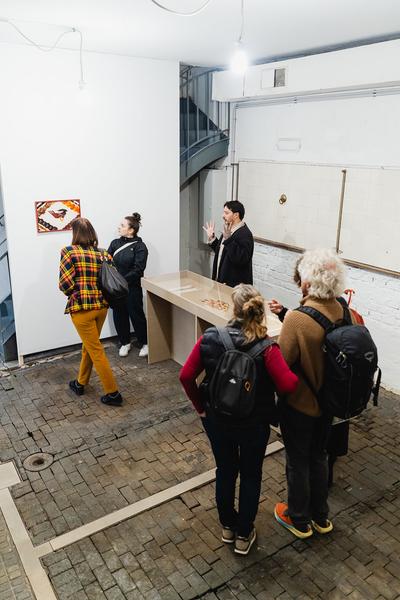 Kurator*innen Führung: Immediate Matters – Speak We Must We Must Speak - Klima Biennale 2026 (Wien, 15.04.2026) Foto: eSeL.at - Robert Puteanu