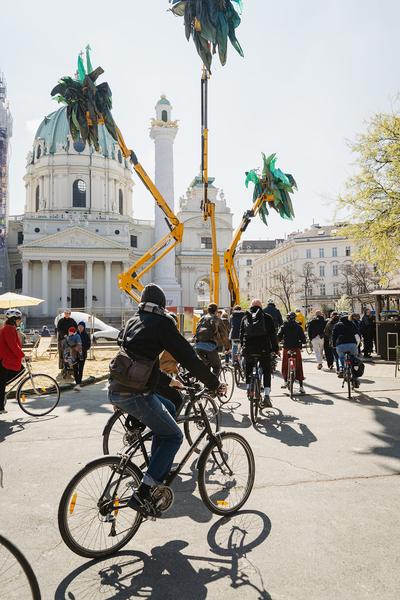 Kurator*innen Führung: (No) funny Games - Klima Biennale 2026 (Wien, 11.04.2026) Foto: eSeL.at - Robert Puteanu