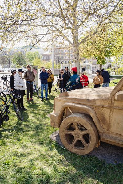 Kurator*innen Führung: (No) funny Games - Klima Biennale 2026 (Wien, 11.04.2026) Foto: eSeL.at - Robert Puteanu