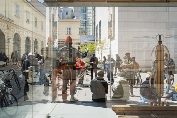 Kurator*innen Führung: (No) funny Games - Klima Biennale 2026 (Wien, 11.04.2026) Foto: eSeL.at - Robert Puteanu