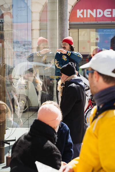 Kurator*innen Führung: (No) funny Games - Klima Biennale 2026 (Wien, 11.04.2026) Foto: eSeL.at - Robert Puteanu