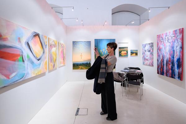 FAIR FOR ART Vienna 2025 (Aula der Wissenschaften, 27.09. - 05.10.2025) Foto: eSeL.at - Joanna Pianka