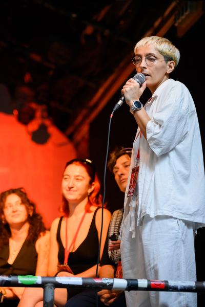 Femme DM-Cat - Closing Wienwoche 2025 (FLUCC Wanne, 21.09.2025) Foto: eSeL.at - Joanna Pianka
