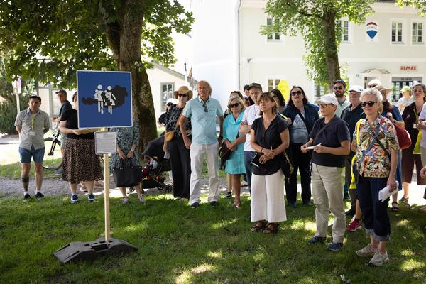 Festival der Regionen 2025: Festival Opening Vermittlungstour (Braunau &gt; Simbach, 13.6.2025) Foto: eSeL.at - Lorenz Seidler