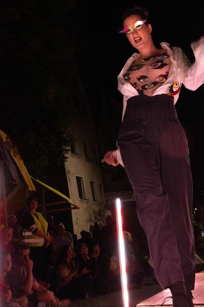 Festival der Regionen 2025: &quot;Braumiau&quot; Drag Show (Festivalzentrale Braunau, 13.6.2025) Foto: eSeL.at - Lorenz Seidler