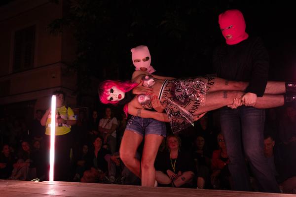 Festival der Regionen 2025: &quot;Braumiau&quot; Drag Show (Festivalzentrale Braunau, 13.6.2025) Foto: eSeL.at - Lorenz Seidler
