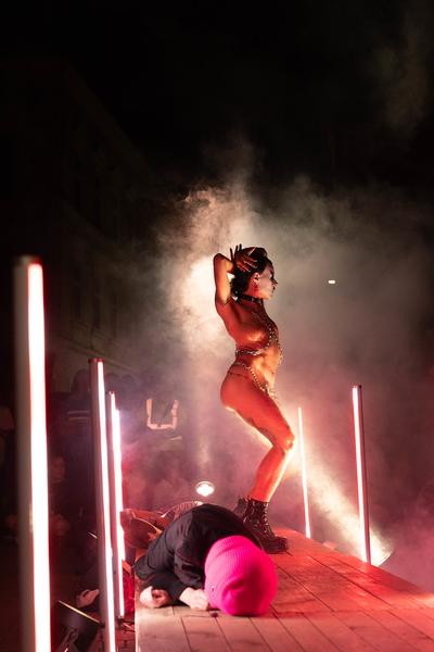 Festival der Regionen 2025: &quot;Braumiau&quot; Drag Show (Festivalzentrale Braunau, 13.6.2025) Foto: eSeL.at - Lorenz Seidler