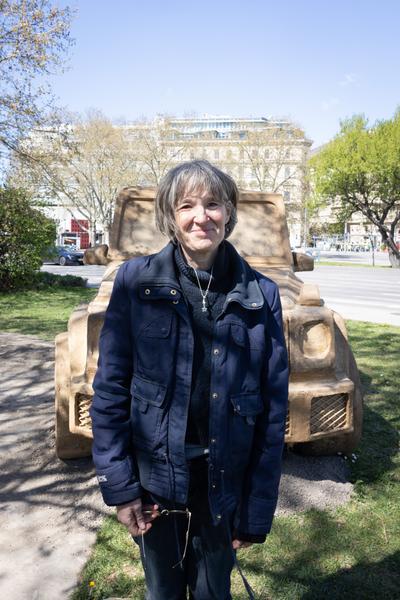 Klima Biennale: Folke Köbberling "Maaaaash!" (KOER Wien @ Karlsplatz, 10.4.2026 – 31.7.2027) Foto: eSeL.at - Lorenz Seidler