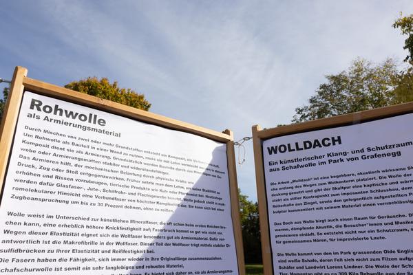 KOERNOE: Folke Köbberling: Workshop Wolldach (Schlosspark Grafenegg, 17.10. - 19.10.2025) Foto: eSeL.at - Lorenz Seidler