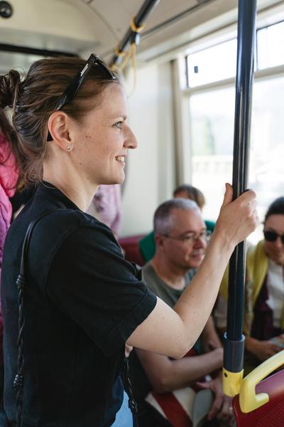 Creatives for Vienna – Making Spaces X Klima Biennale Wien: Die Anhaltestelle (Straßenbahnlinie O, 25.04.2026) Foto: Wirtschaftsagentur Wien / eSeL.at - Robert Puteanu